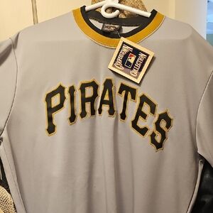 Roberto Clemente Pirates Gray Road Jersey